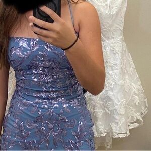 Windsor purple mini dress